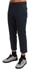 Dolce & Gabbana Chic Cropped Stripe Casual Pants -   -  Dolce & Gabbana.