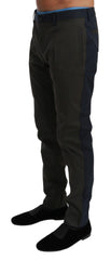 Dolce & Gabbana Elegant Slim Fit Striped Casual Pants -   -  Dolce & Gabbana.