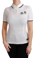 Dolce & Gabbana White Cotton Polo #dgfamily T-shirt -   -  Dolce & Gabbana.
