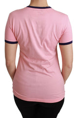 Dolce & Gabbana Pink YEAR OF THE PIG Top Cotton T-shirt -   -  Dolce & Gabbana.