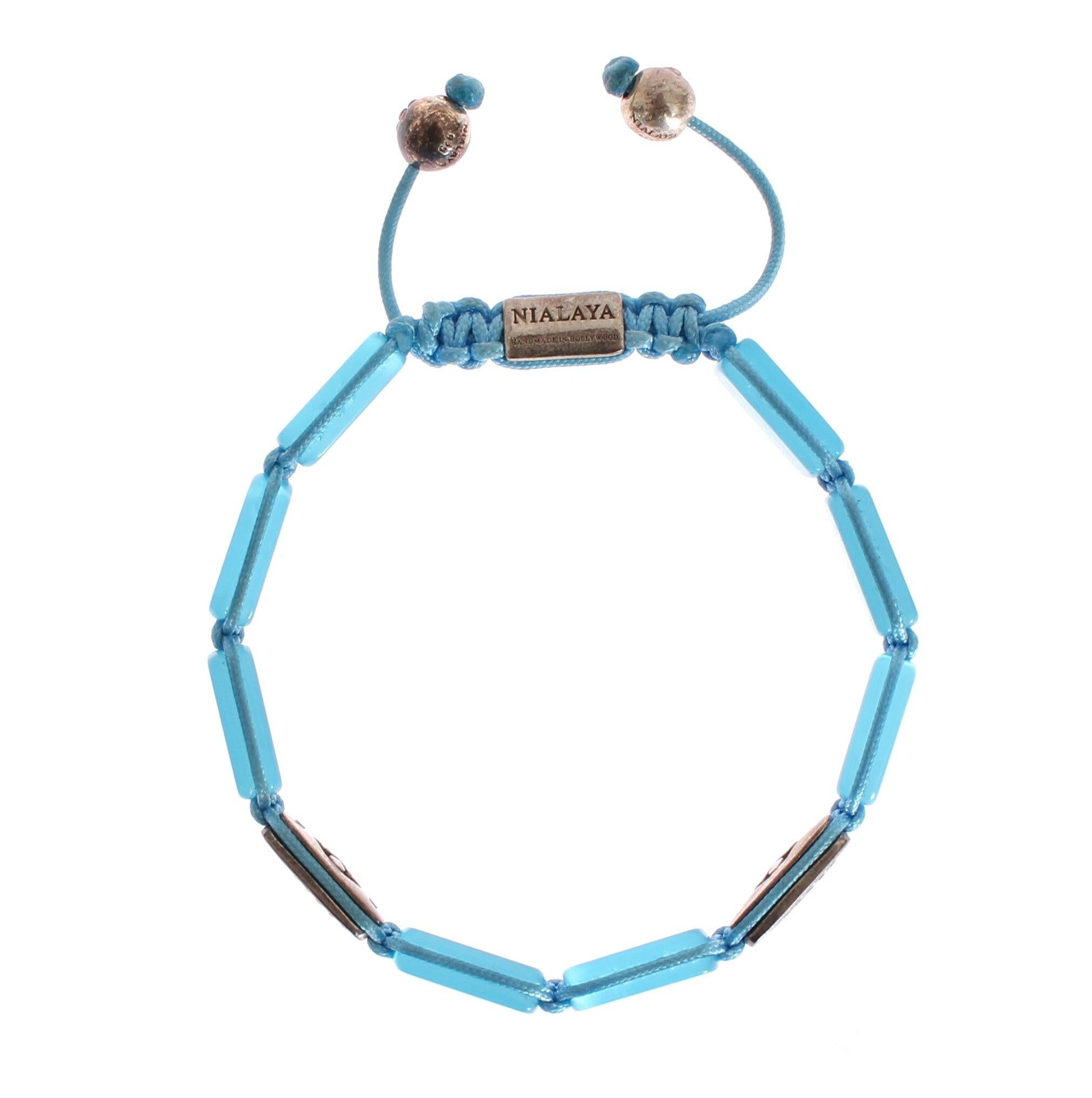 Nialaya CZ Opal 925 Silver Bracelet -   -  Nialaya.
