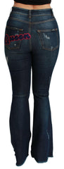 Dolce & Gabbana Blue Denim Cotton Stretch Flared Jeans -   -  Dolce & Gabbana.