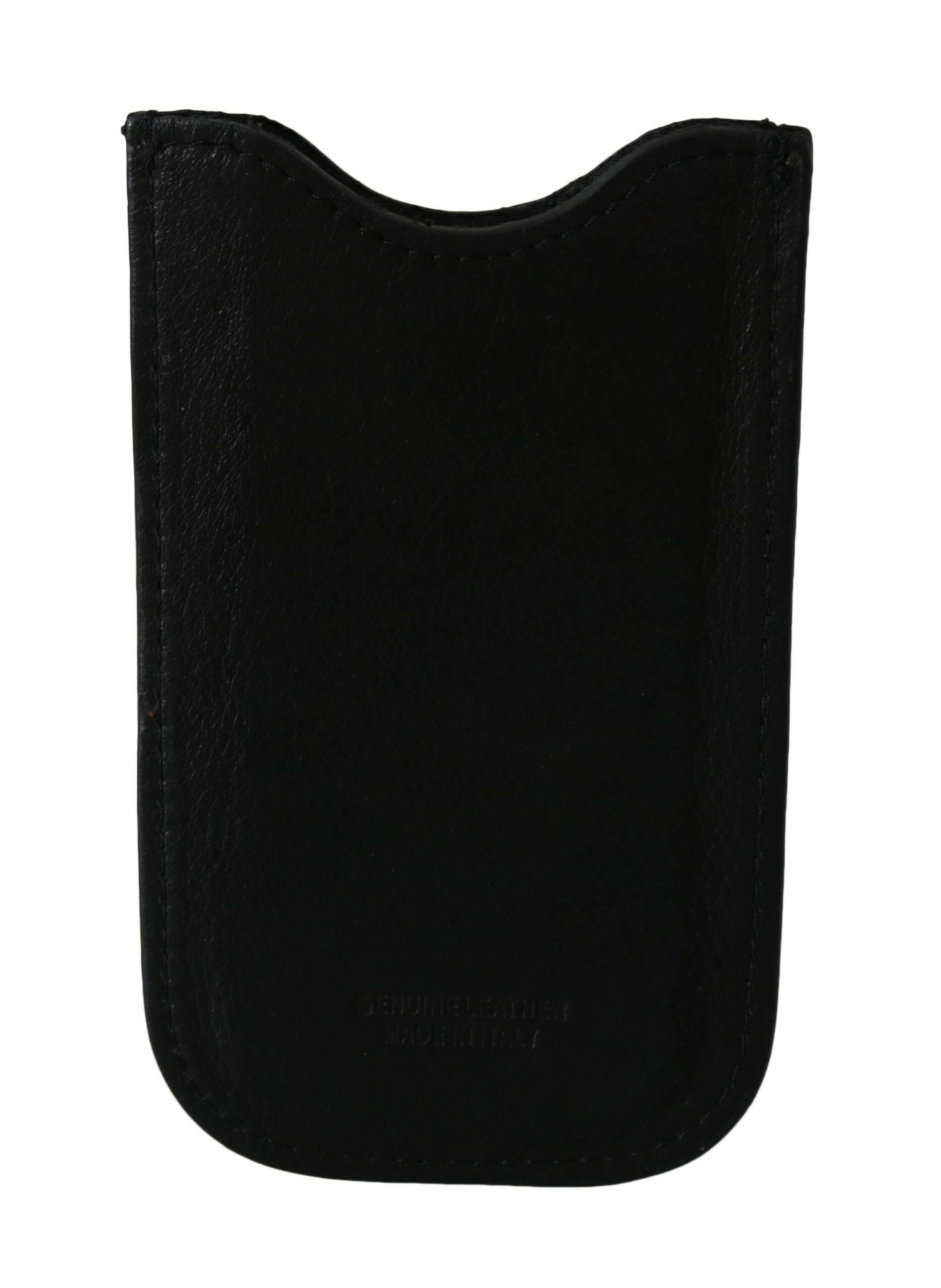 John Galliano Black Leather Multifunctional Men ID Bill Card Holder Wallet -  Leather Wallet for Men -  John Galliano.