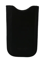 John Galliano Black Leather Multifunctional Men ID Bill Card Holder Wallet -  Leather Wallet for Men -  John Galliano.