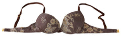 PINK MEMORIES Brown Lace Beachwear Two Piece Bikini Swimsuit -   -  PINK MEMORIES.