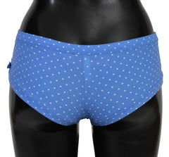 Ermanno Scervino Blue Shorts Beachwear Bikini Bottoms Swimsuit -   -  Ermanno Scervino.