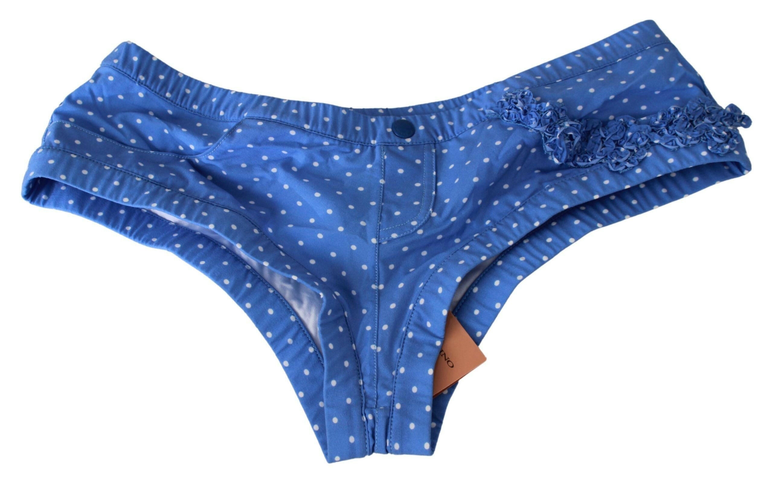 Ermanno Scervino Blue Shorts Beachwear Bikini Bottoms Swimsuit -   -  Ermanno Scervino.