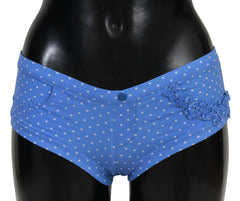 Ermanno Scervino Blue Shorts Beachwear Bikini Bottoms Swimsuit -   -  Ermanno Scervino.