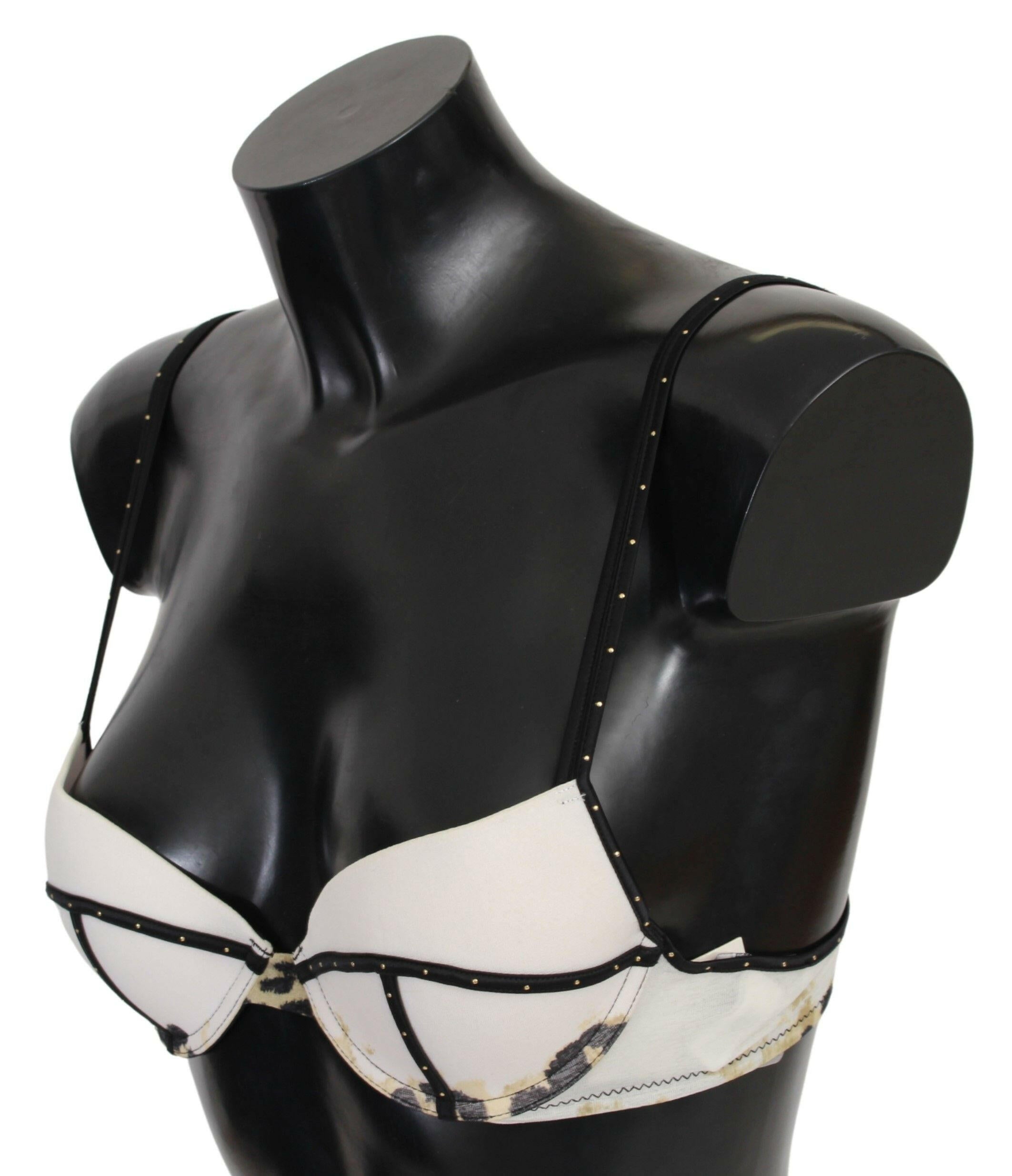 Just Cavalli White Polyester Spandex Push Up Bra Underwear -   -  Just Cavalli.