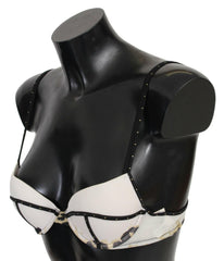 Just Cavalli White Polyester Spandex Push Up Bra Underwear -   -  Just Cavalli.