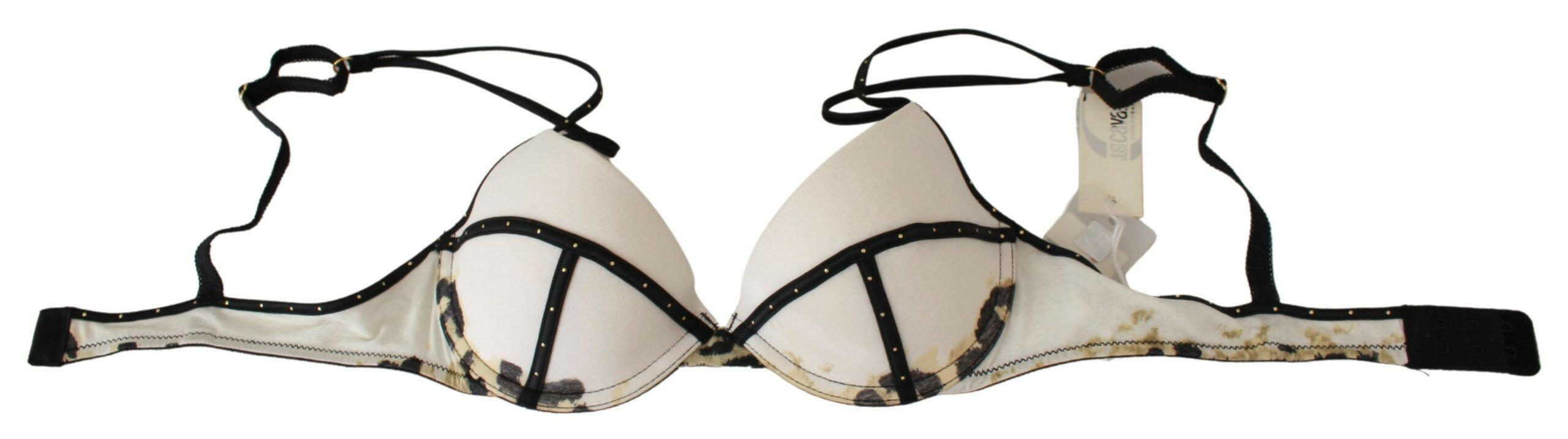Just Cavalli White Polyester Spandex Push Up Bra Underwear -   -  Just Cavalli.