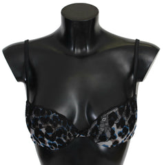 Roberto Cavalli Black Lace Reggiseno Nylon Bra Underwear -   -  Roberto Cavalli.