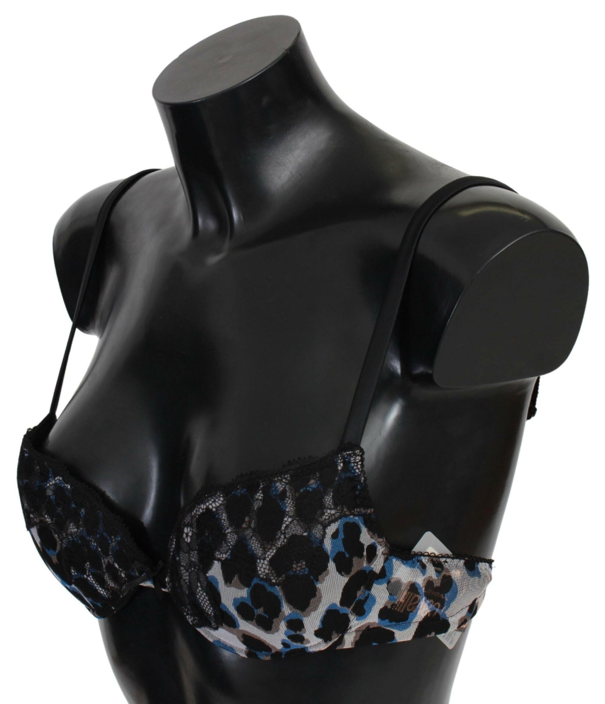Roberto Cavalli Black Lace Reggiseno Nylon Bra Underwear -   -  Roberto Cavalli.