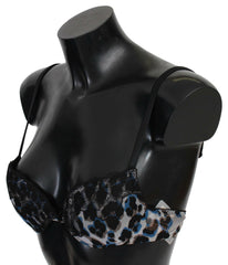 Roberto Cavalli Black Lace Reggiseno Nylon Bra Underwear -   -  Roberto Cavalli.