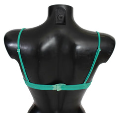 Ermanno Scervino Green Push Up Bra 100% Cotton Underwear -   -  Ermanno Scervino.