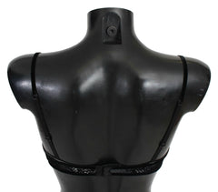 Ermanno Scervino Black Mesh Balconcino Bra Nylon  Underwear -   -  Ermanno Scervino.