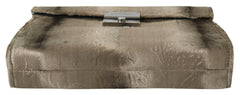 Dolce & Gabbana Beige Velvet Floral Leather Men Document Briefcase -   -  Dolce & Gabbana.