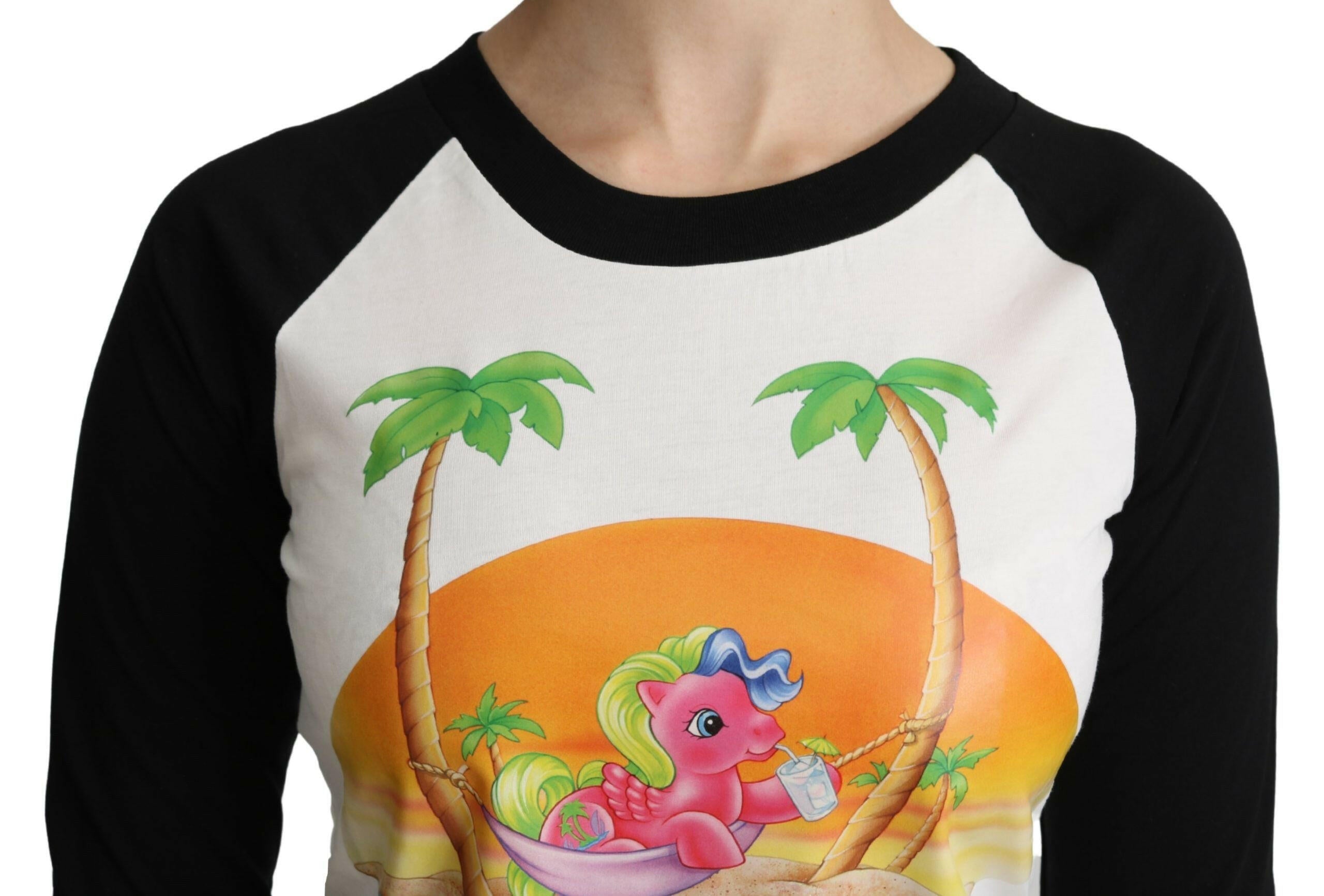 Moschino White Cotton T-shirt My Little Pony Top Tshirt -   -  Moschino.