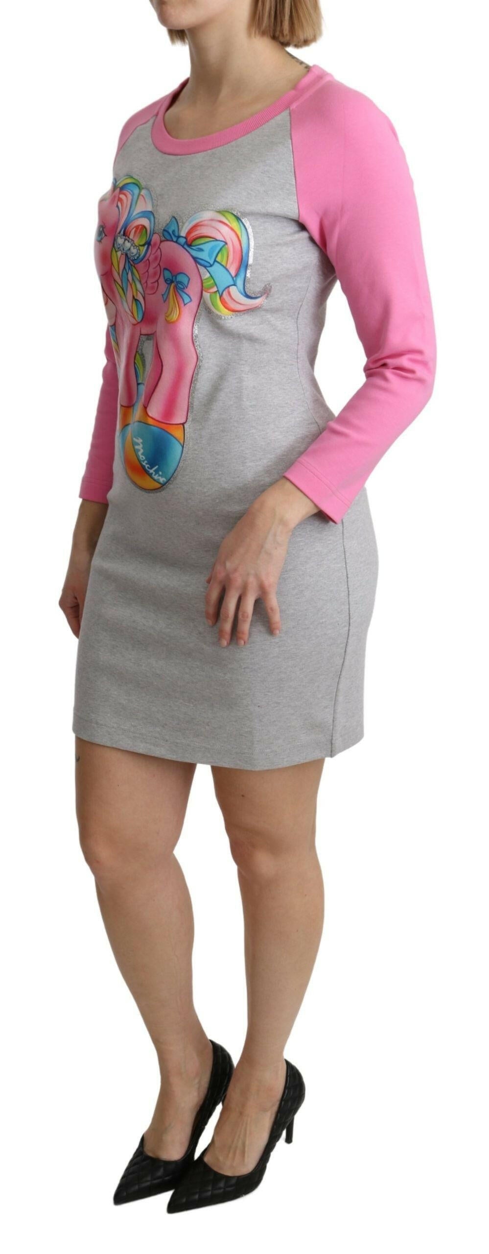 Moschino Gray My Little Pony Top Sweater Dress -   -  Moschino.