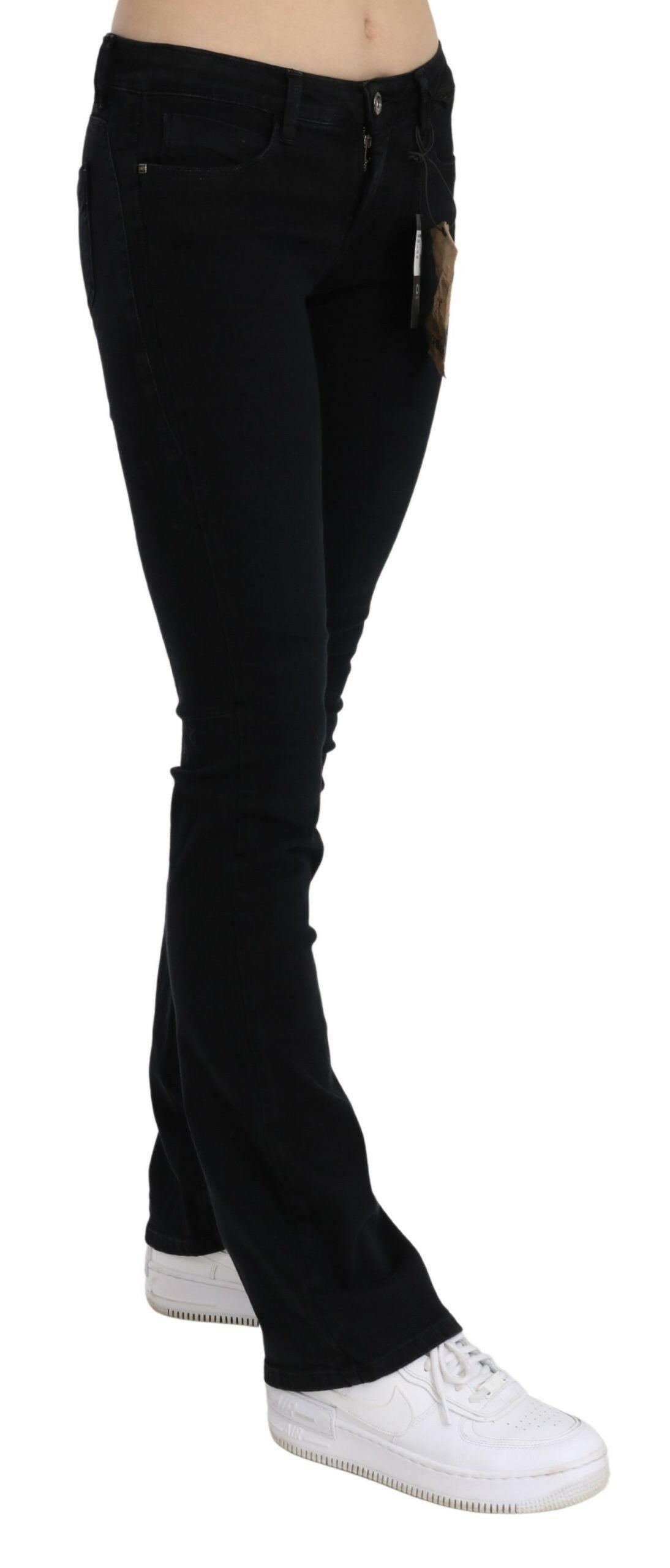 Costume National Black Low Waist Skinny Denim Cotton Jeans -   -  Costume National.