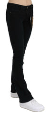 Costume National Black Low Waist Skinny Denim Cotton Jeans -   -  Costume National.