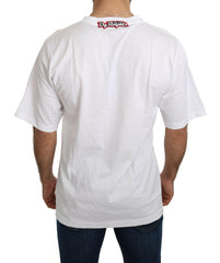 Dolce & Gabbana White Love Panda Print Top T-shirt -   -  Dolce & Gabbana.