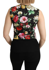 Dolce & Gabbana Pink Sleeveless Waistcoat Vest Cotton Top -   -  Dolce & Gabbana.