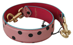 Dolce & Gabbana Pink Polka Dot Leather Shoulder Strap -   -  Dolce & Gabbana.