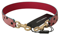Dolce & Gabbana Pink Polka Dot Leather Shoulder Strap -   -  Dolce & Gabbana.