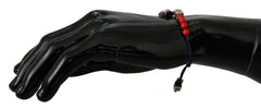 Dolce & Gabbana Red Blue Beaded DG LOVES LONDON Flag Branded Bracelet -   -  Dolce & Gabbana.