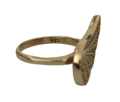 Nialaya Gold Wing Clear CZ 925 Silver Authentic Women -   -  Nialaya.