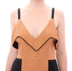 FILOS Black Bronze Silk Sleeveless Above Sheath Dress -   -  FILOS.