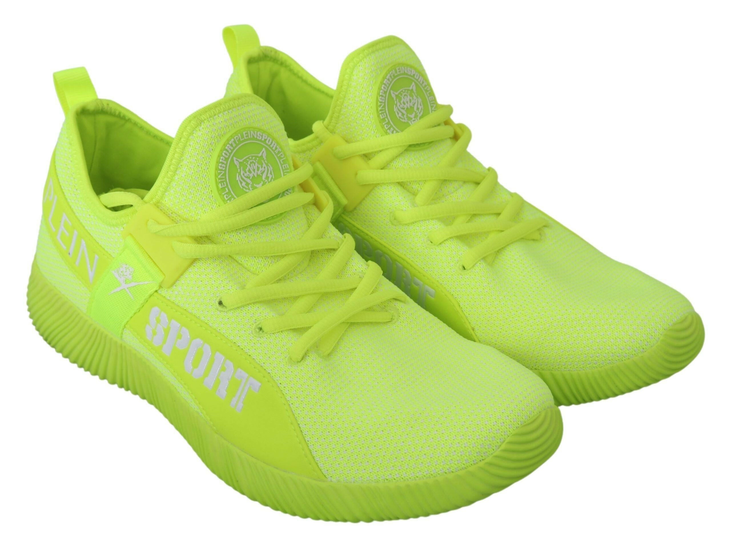 Philipp Plein Green CARTER Logo Hi-Top Sneakers Shoes -   -  Philipp Plein.