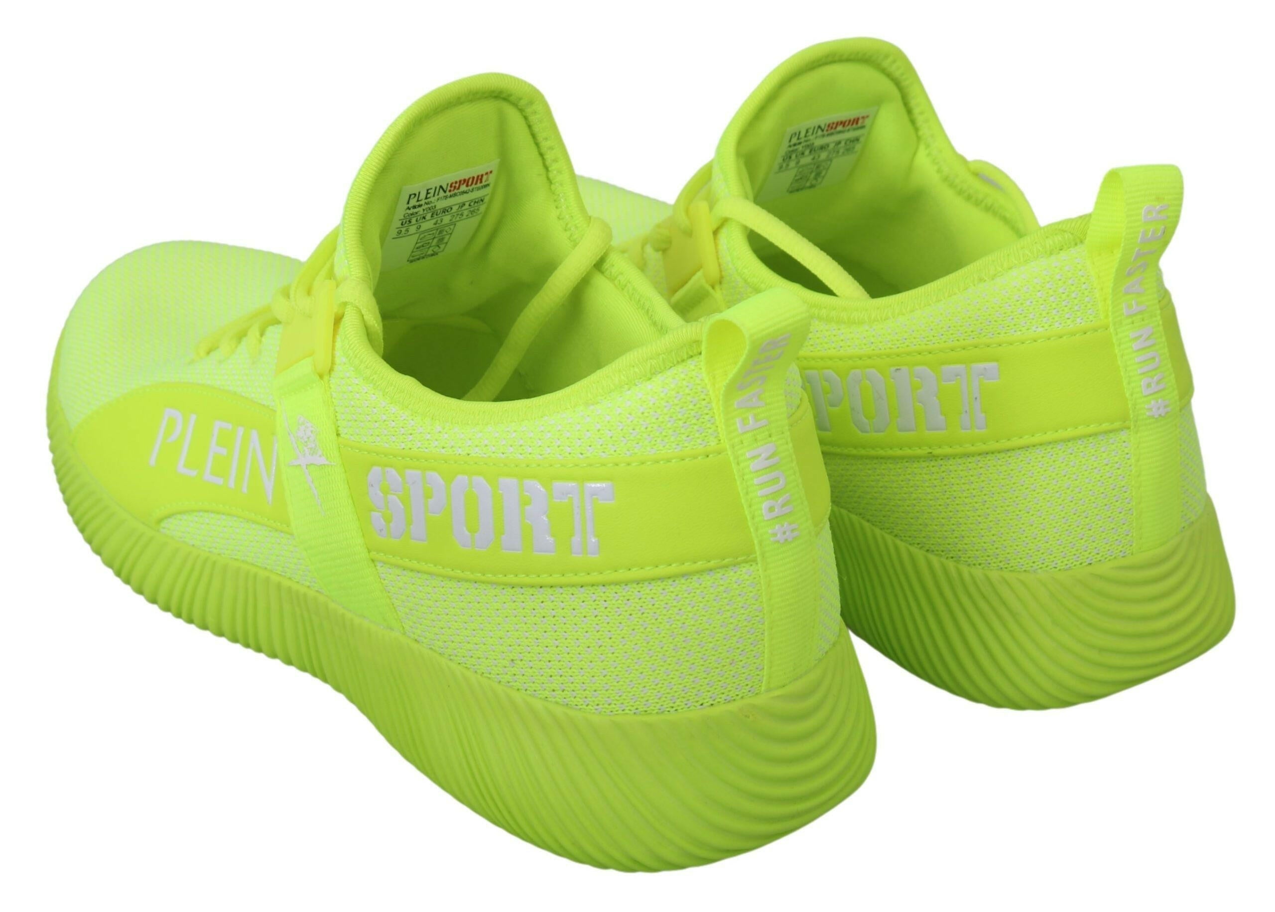 Philipp Plein Green CARTER Logo Hi-Top Sneakers Shoes -   -  Philipp Plein.