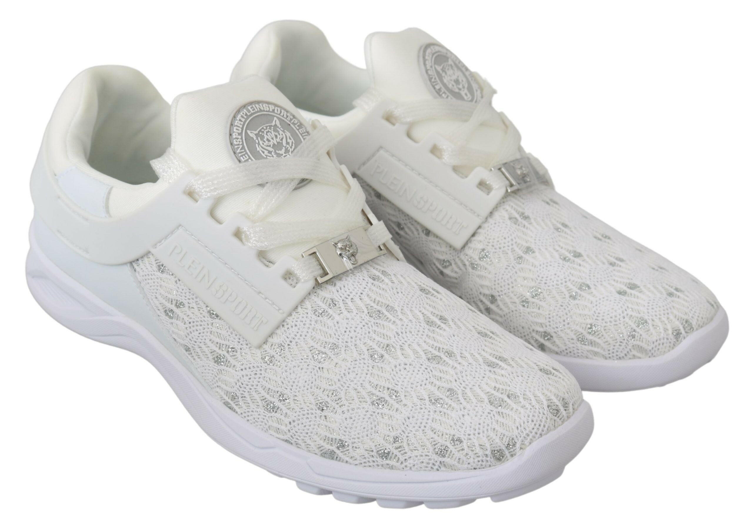 Philipp Plein White Polyester Casual Sneakers Shoes -   -  Philipp Plein.