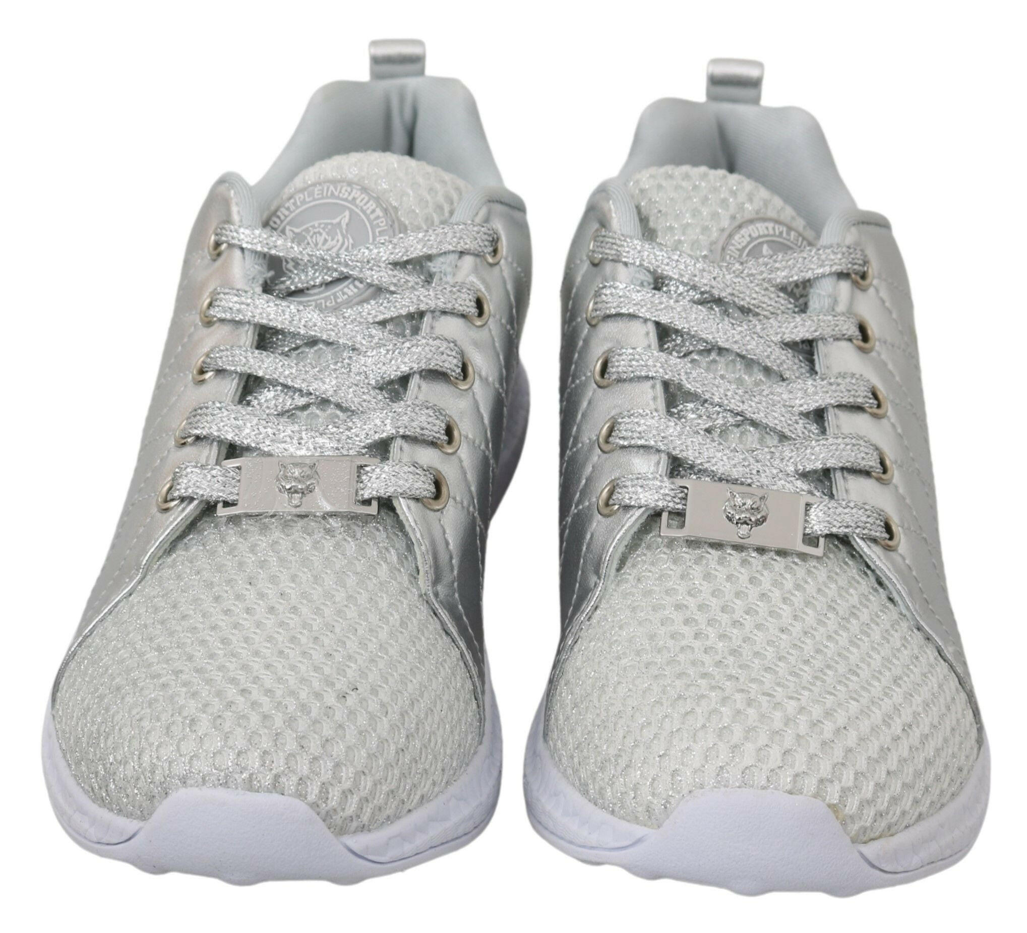 Philipp Plein Gisella Silver Polyester Sneakers Shoes -   -  Philipp Plein.