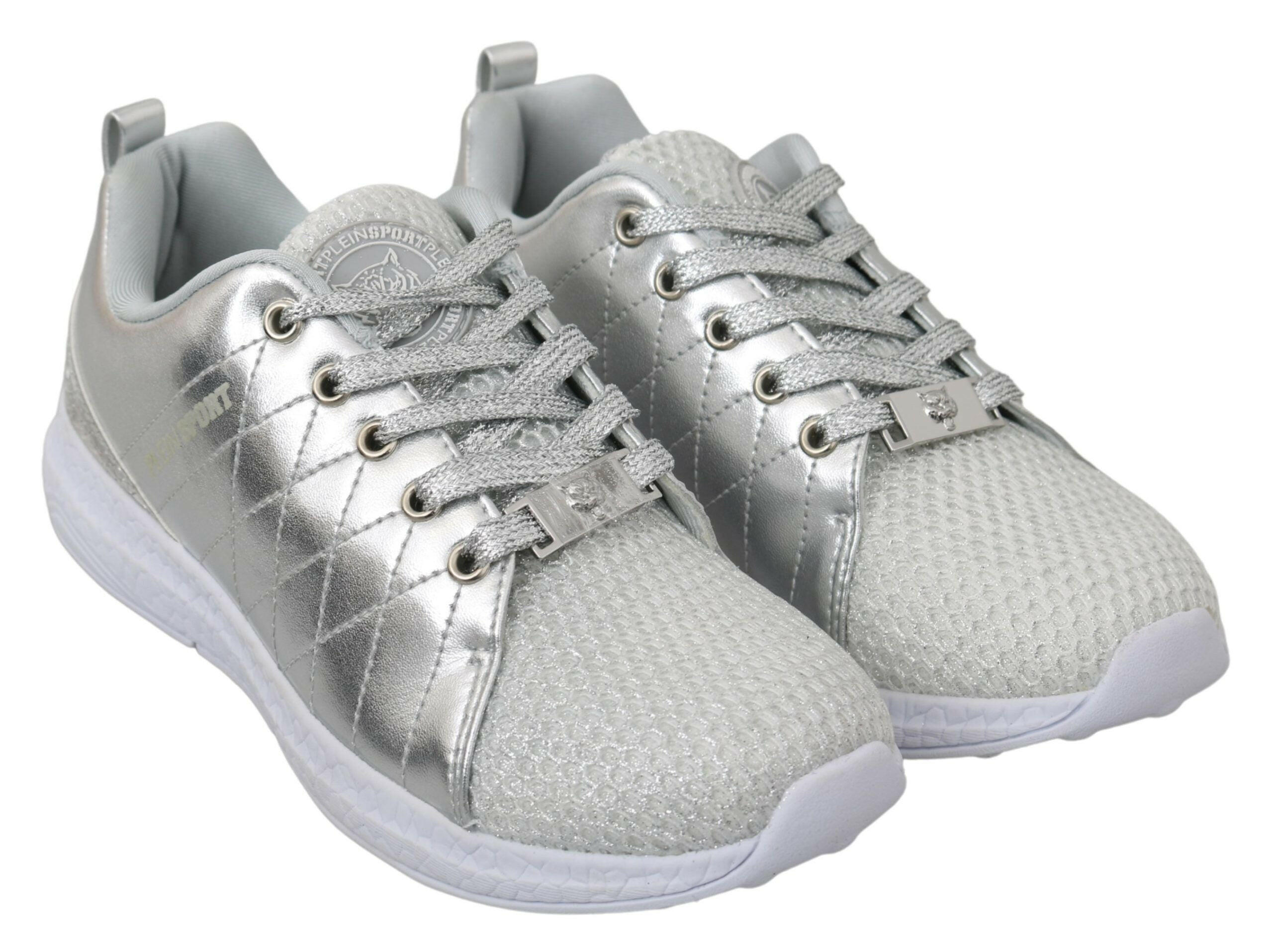 Philipp Plein Gisella Silver Polyester Sneakers Shoes -   -  Philipp Plein.