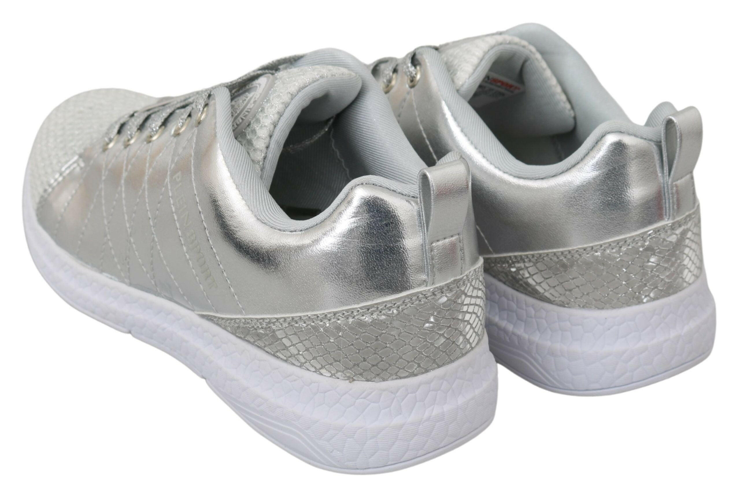 Philipp Plein Gisella Silver Polyester Sneakers Shoes -   -  Philipp Plein.