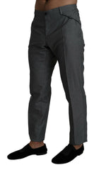 Dolce & Gabbana Gray Formal Dress Trouser Slim Fit Pants -   -  Dolce & Gabbana.