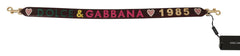 Dolce & Gabbana Bordeaux Exotic Skin Leather Belt Shoulder Strap -   -  Dolce & Gabbana.
