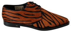Dolce & Gabbana Orange Pony Hair Formal Dress Broque Shoes -   -  Dolce & Gabbana.