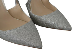 Jimmy Choo Platinum Ice Lancer Leather Pumps - Elegance Refined -   -  Jimmy Choo.