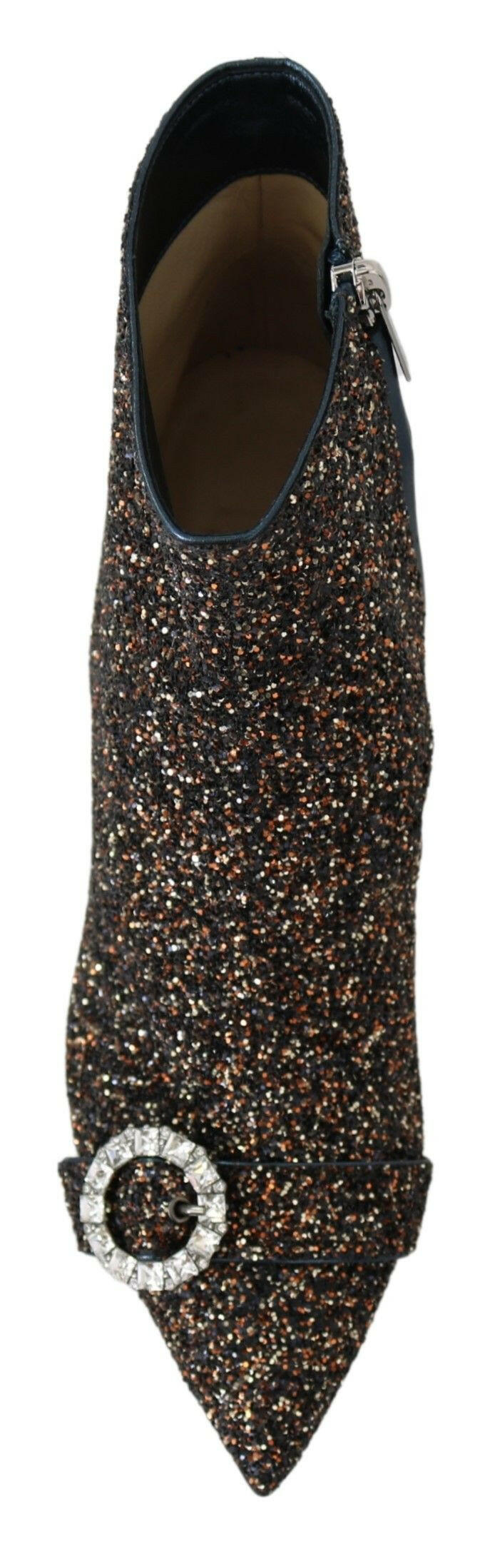 Jimmy Choo Amethyst Mix Hanover Heeled Glitter Boots -   -  Jimmy Choo.