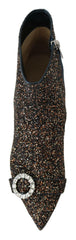 Jimmy Choo Amethyst Mix Hanover Heeled Glitter Boots -   -  Jimmy Choo.