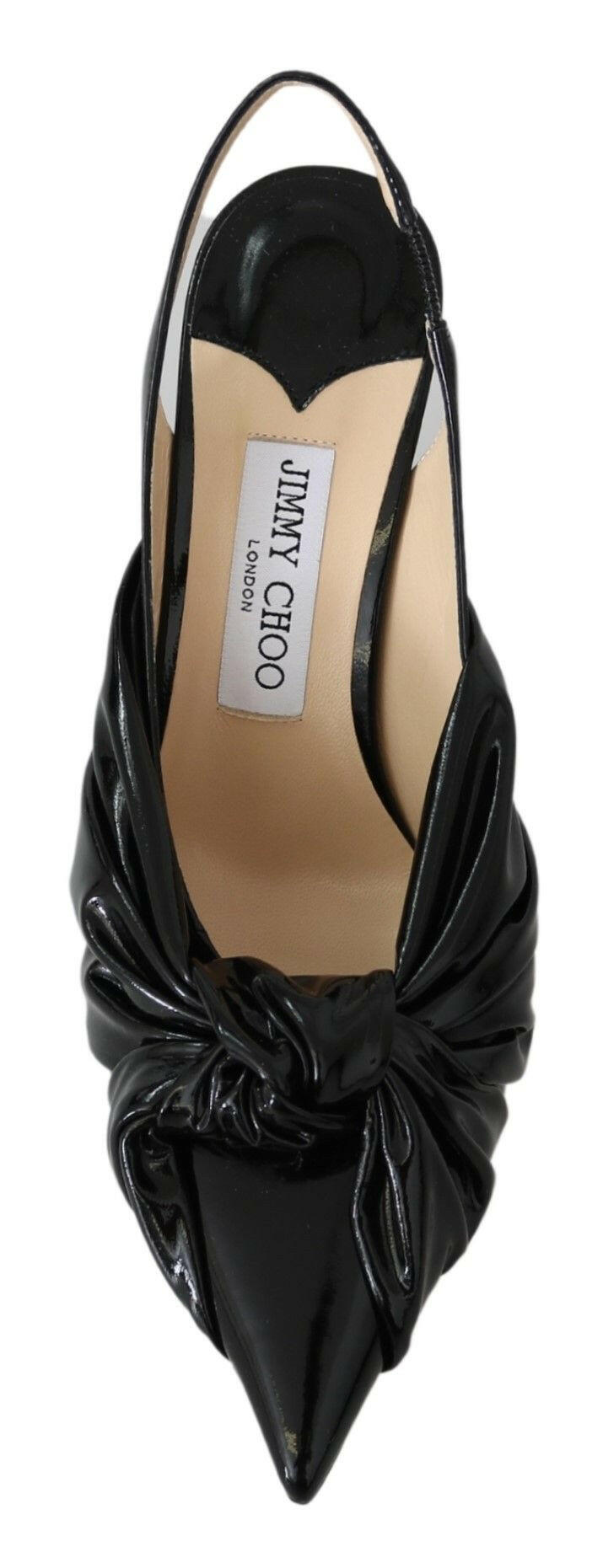 Jimmy Choo Elegant Black Leather Pointed Toe Pumps -   -  Jimmy Choo.