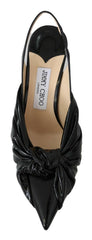 Jimmy Choo Elegant Black Leather Pointed Toe Pumps -   -  Jimmy Choo.