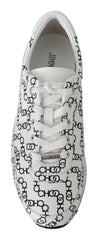 Jimmy Choo Elegant Monochrome Leather Sneakers -   -  Jimmy Choo.