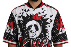 Dolce & Gabbana White King Panda Top Polyester Mens T-shirt -   -  Dolce & Gabbana.