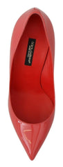 Dolce & Gabbana Dark Pink Patent Leather Heels Pumps -   -  Dolce & Gabbana.