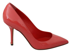 Dolce & Gabbana Dark Pink Patent Leather Heels Pumps -   -  Dolce & Gabbana.